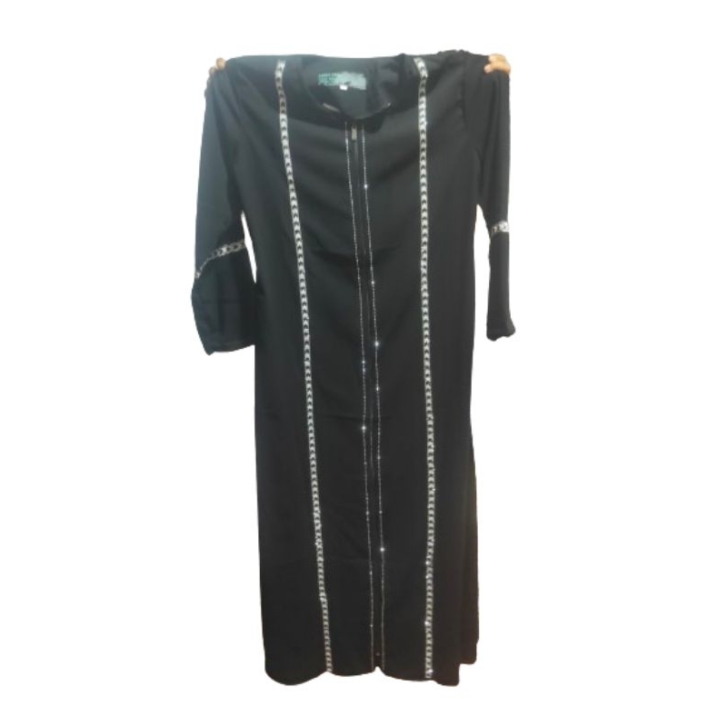 Gamis Abaya Hitam Premium Madina Fashion