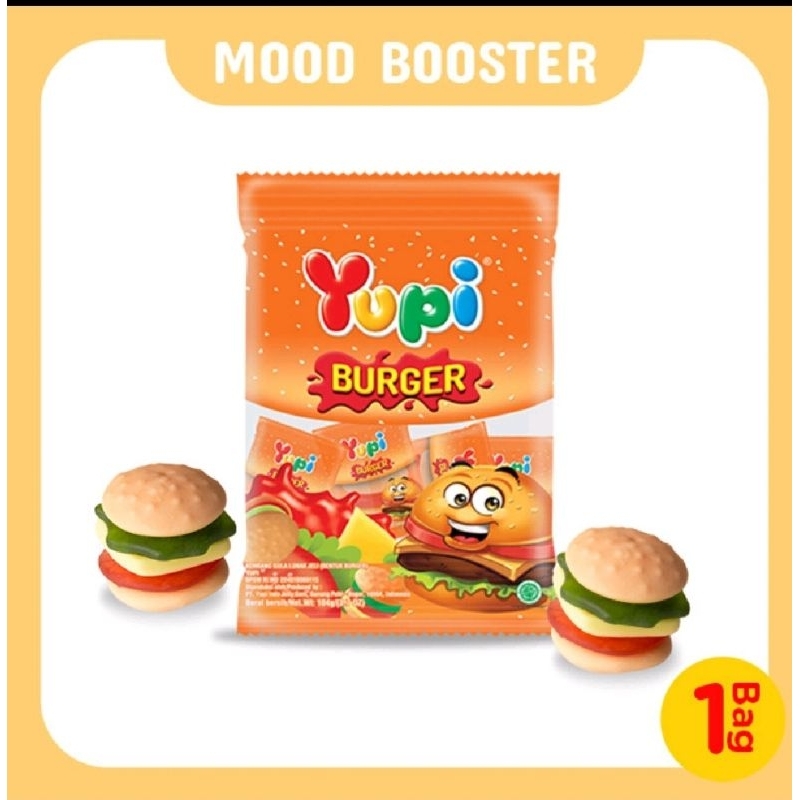 

YUPI BURGER GUMMY BREAKFAST LUNCH