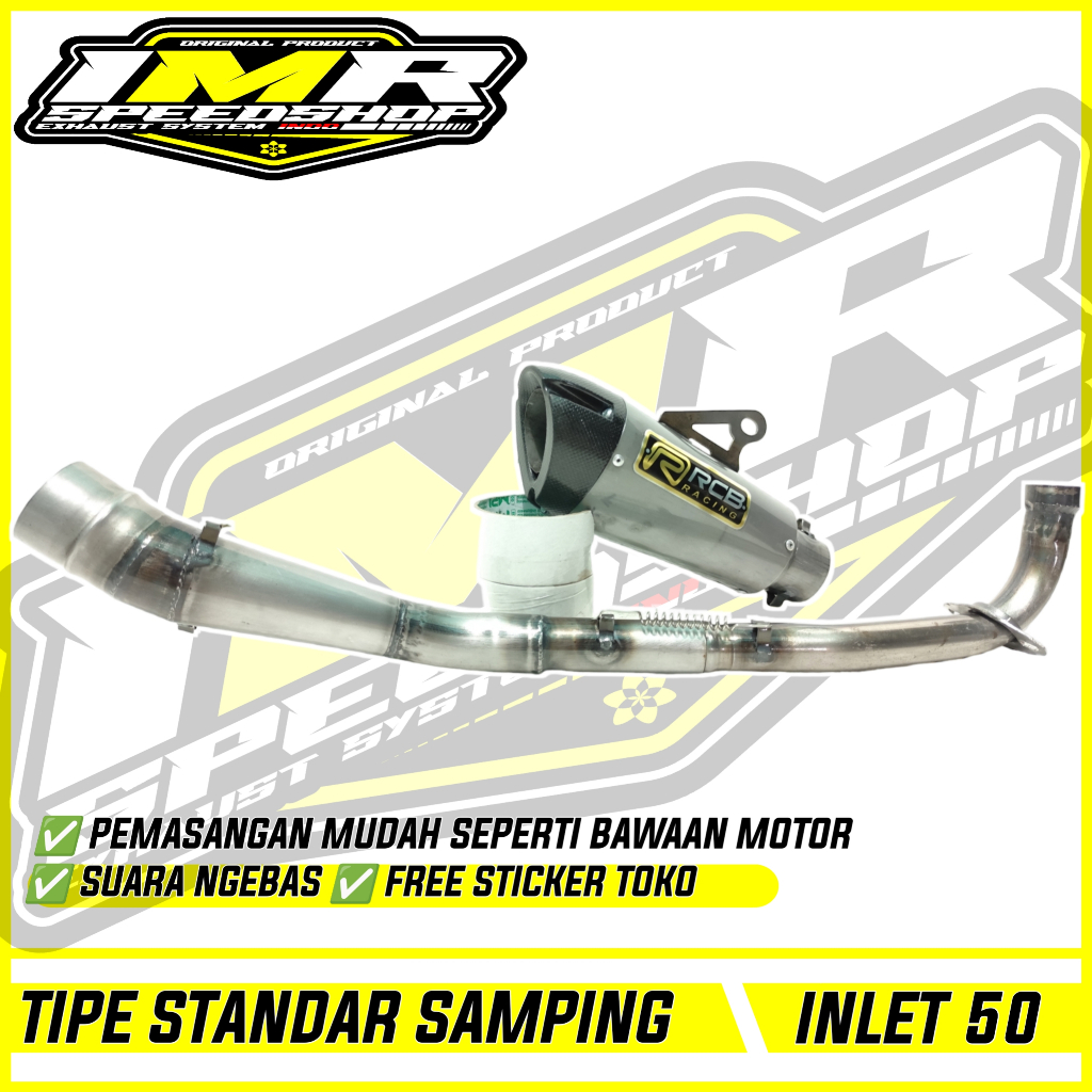 KNALPOT RCB JUPITER Z Z1 VEGA R ZR RR FORCE Fi SUPRA FIT X 100 125 ABSOLUTE REVO 110 BLADE KHARISMA 