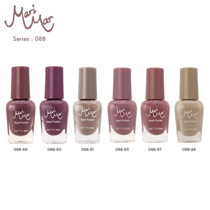 Marimar Kutek Nude Series 8ml / Kutek / Cat Kuku Marimar Warna Nude