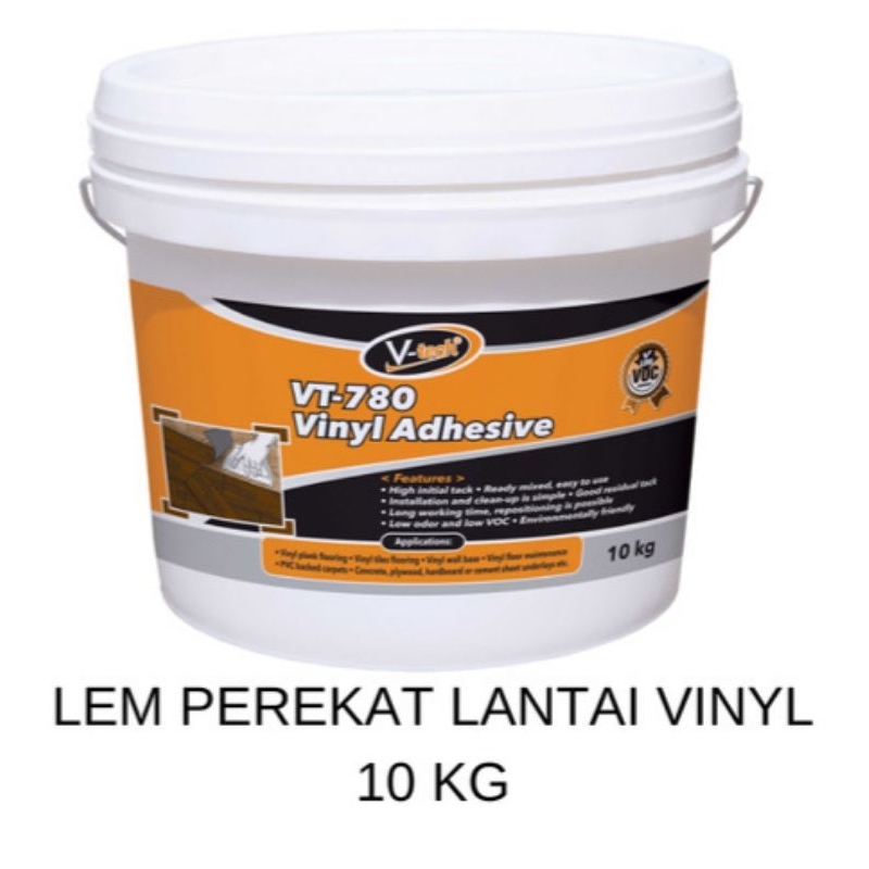 VT-780 10kg lem vinyl / lem khusus vinyl / vinyl adhesive / water based vinyl adhesive / lem lantai 