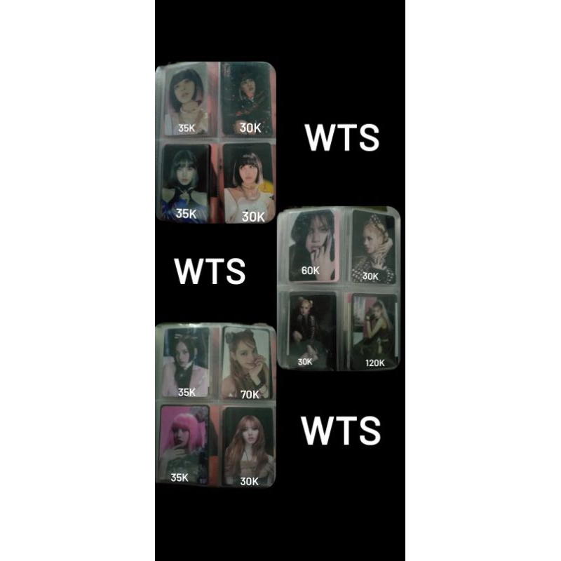 photocard Lisa blackpink