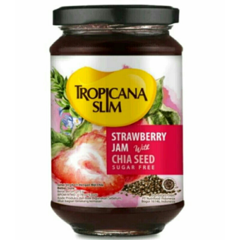 

TROPICANA SLIM STRAWBERRY JAM 375G-SELAI STROBERI BEBAS GULA