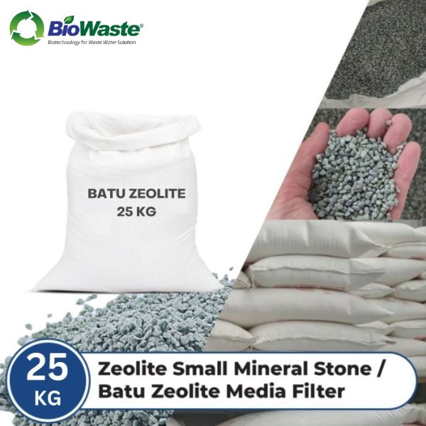 Batu Zeolite/Zeolit Small Mineral Stone Media Filter Aquarium 25kg