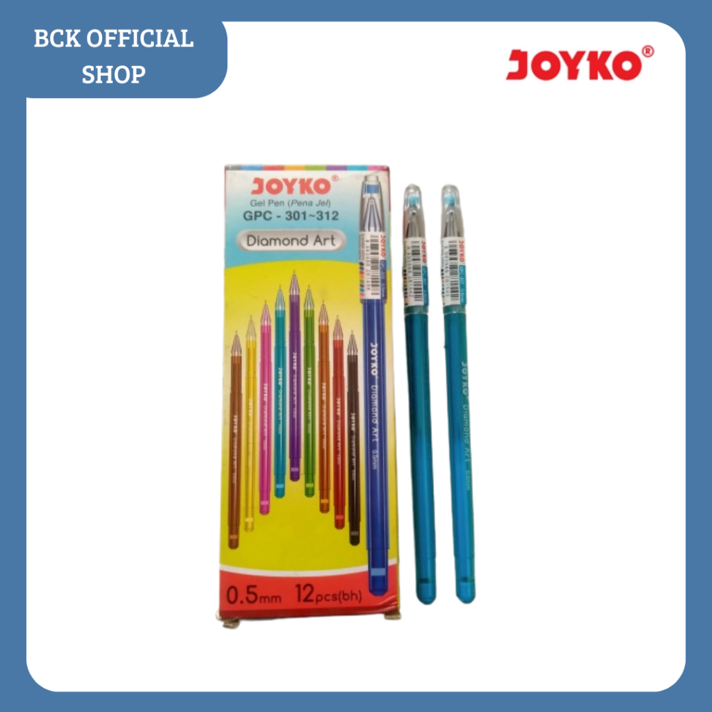 

Gel Pen GPC-307 Joyko Diamond Art 0.5 mm - Light Blue (PCS)