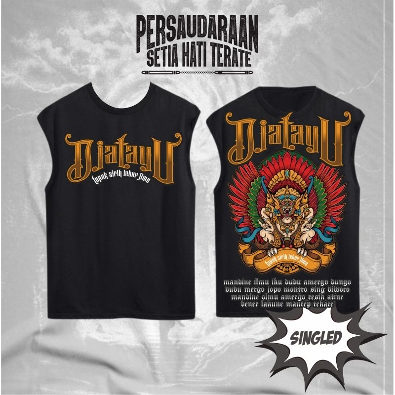 Kaos Singlet PSHT Terate Djatayu Tapak Sirih Lebur Jiwa Desain Terbaru