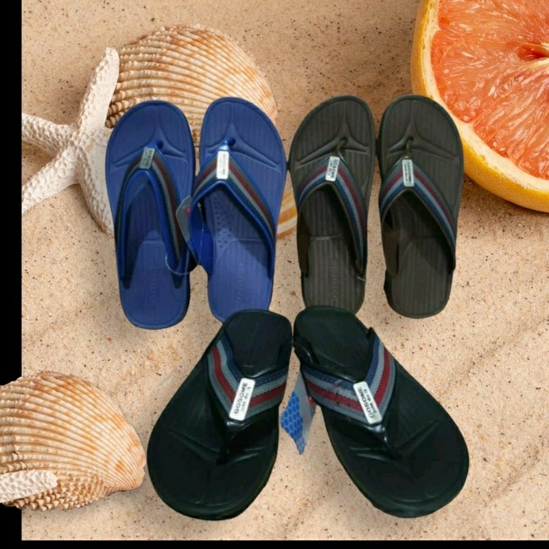 sandal jepit cowok gosome,awet dan tidak licin nyaman dipakai