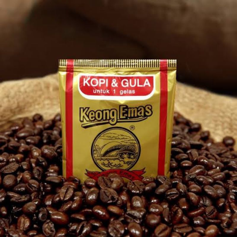 

10PCS Kopi bubuk keong mas gula/ kopi hitam manis/kopi tubruk keong mas