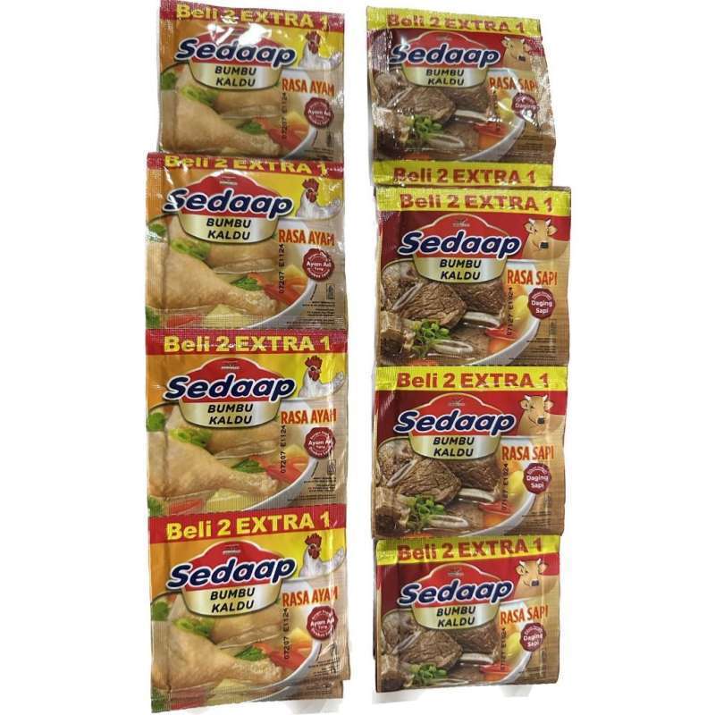 

Sedaap Bumbu Kaldu Penyedap Rasa 1 Renceng [18PCS]