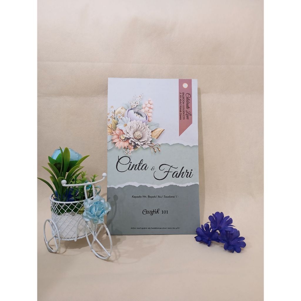 Kertas Blangko Undangan Cantik 101 Murah