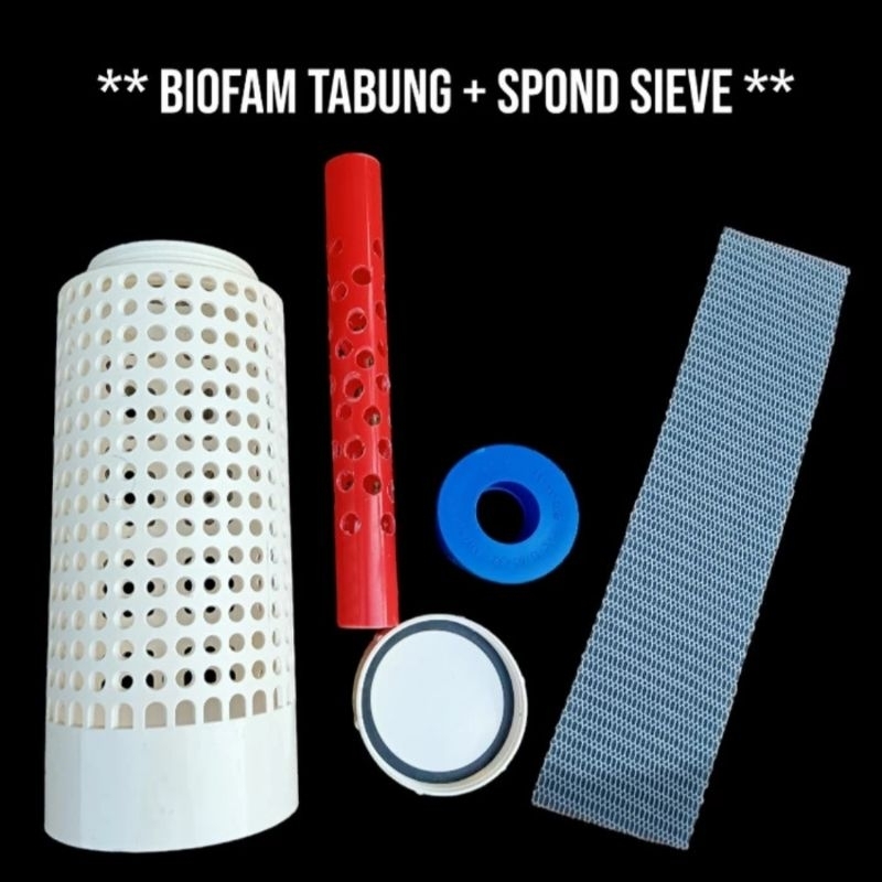 biofoam tabung filter aquarium dg spond sieve filter aquarium