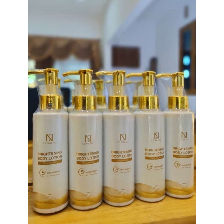 PAKET USAHA 3 BOTOL HB DOSTING PREMIUM BPOM Lii Nazel / body lotion / lotion pemutih / pemutih badan