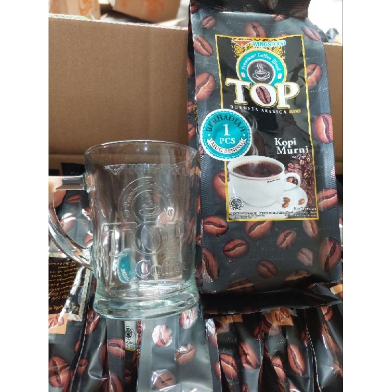 

PROMO Kopi Top kopi murni 158gr paket kopi+gelas