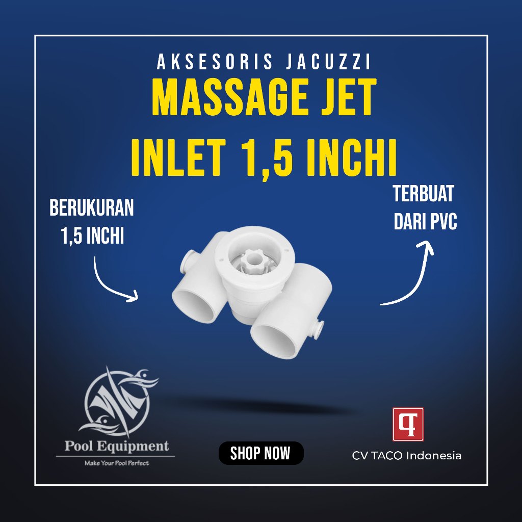 Massage Jet Inlet 1,5" - Spa & Jacuzzi