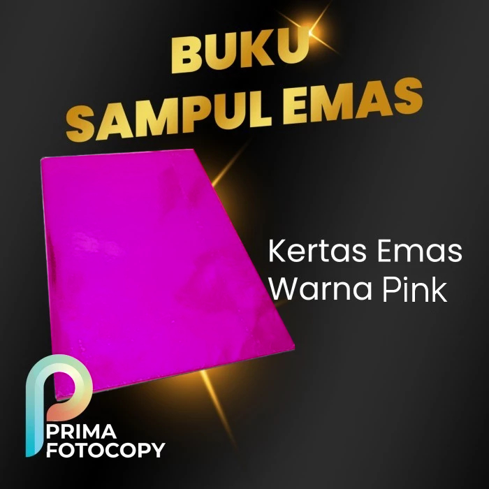 

Buku Tulis Sampul Kertas Emas Metalik Pink | Sinar Dunia Oakey Campus Tiara Big Boss 1 pcs