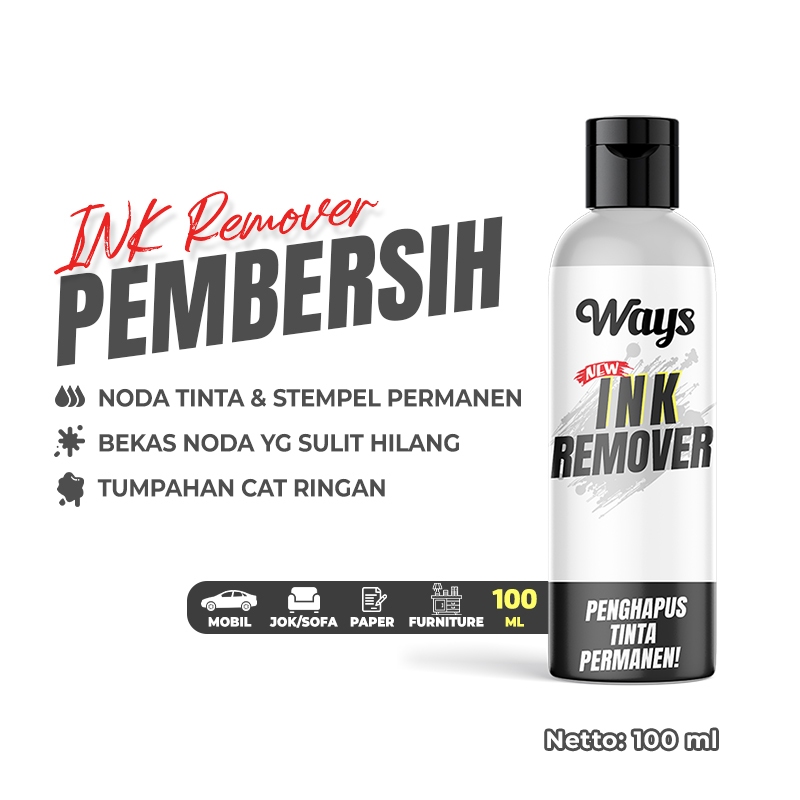 

PEMBERSIH TINTA PERMANEN / PENGHAPUS NODA TINTA & CAT