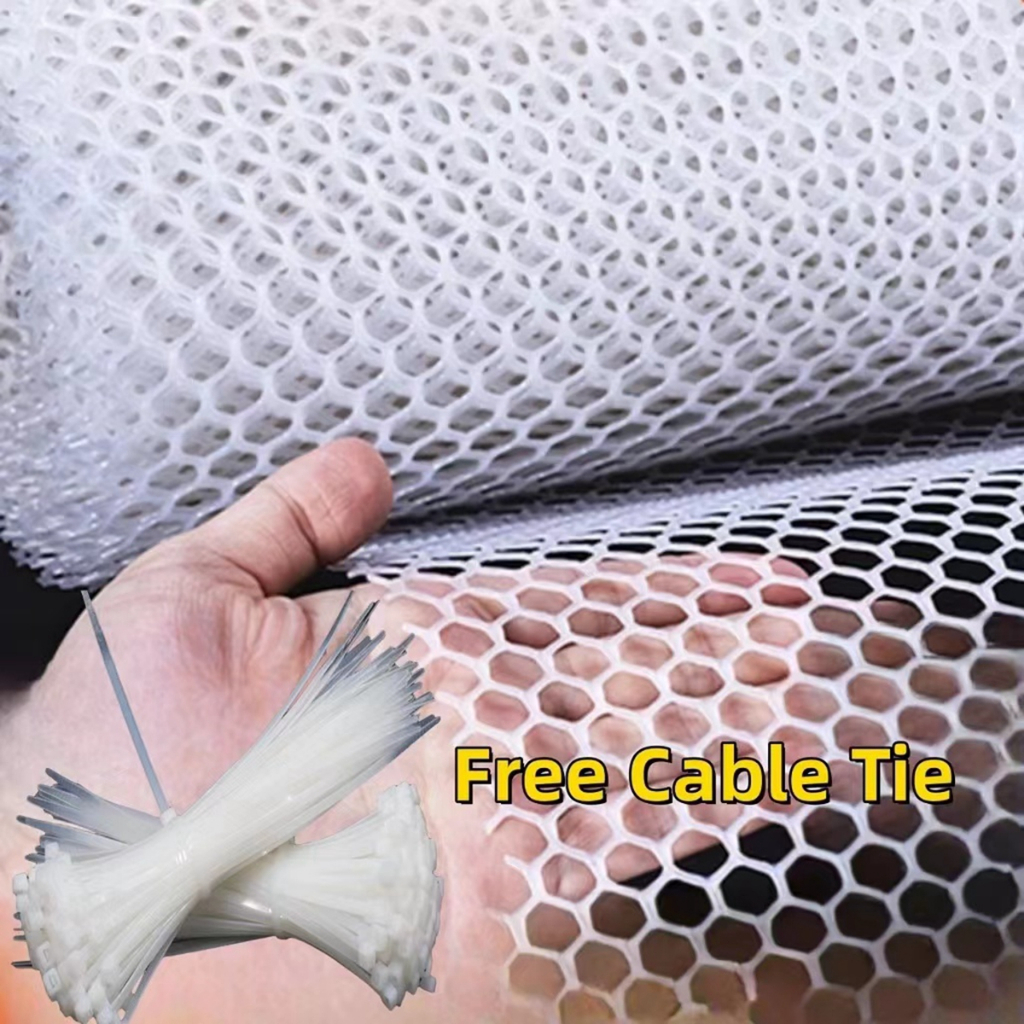 Plastik Net Plastik Mesh Slat Roll Pvc Hiasan Pagar Lebar Alas Lantai Ayam, Hiasan Pagar