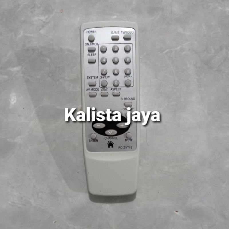 REMOTE REMOT TV AIWA TABUNG PUTIH