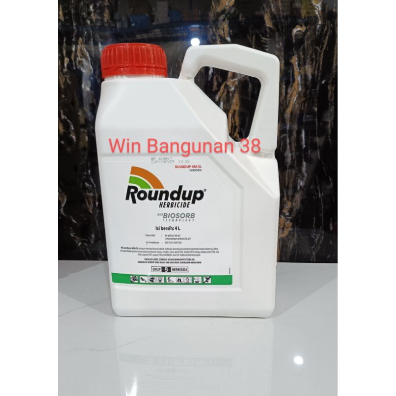 Roundup 4 ltr/Cairan Pembasmi Gulma/Obat Pembasmi Rumput Liar