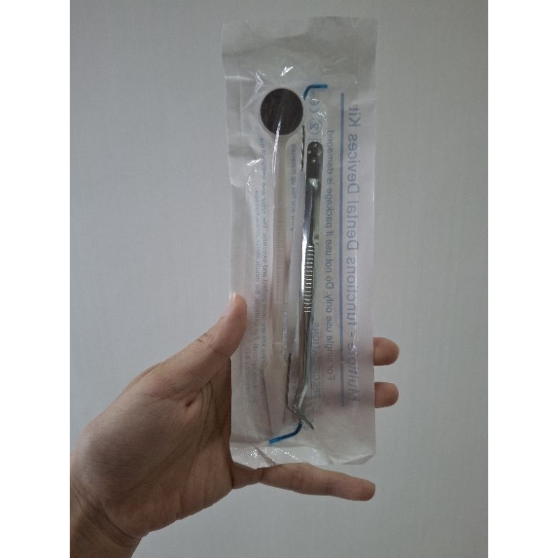 disposable dental kit / sonde / pinset / kaca mulut dental kit sekali pakai alat periksa gigi dispos