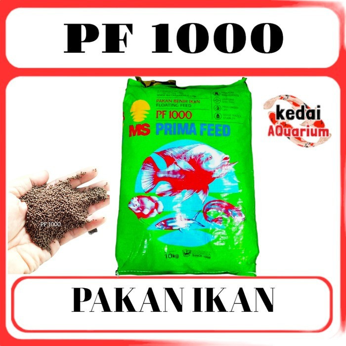 Prime Feed 1000 10Kg / PF 1000 10 Kg Pelet Pakan Ikan