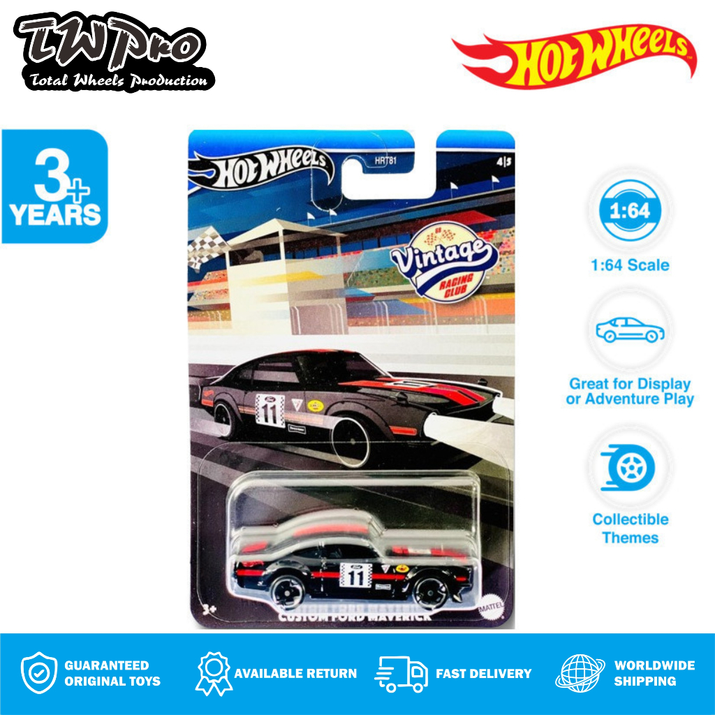 Hot Wheels Vintage Racing Club Custom Ford Maverick - TWPRO - TW PRO