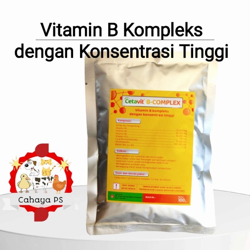 Cetavit B Complex | Vitamin B Komplex untuk Ternak