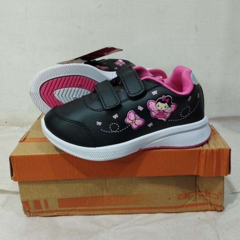 ANDO LILY FLY VLC Sepatu Anak Perempuan Black/Pink