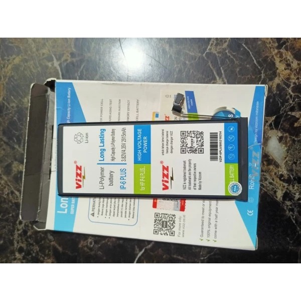 Baterai Batre Vizz Iphone 6 Plus / Iphone 6S Plus Original Vizz