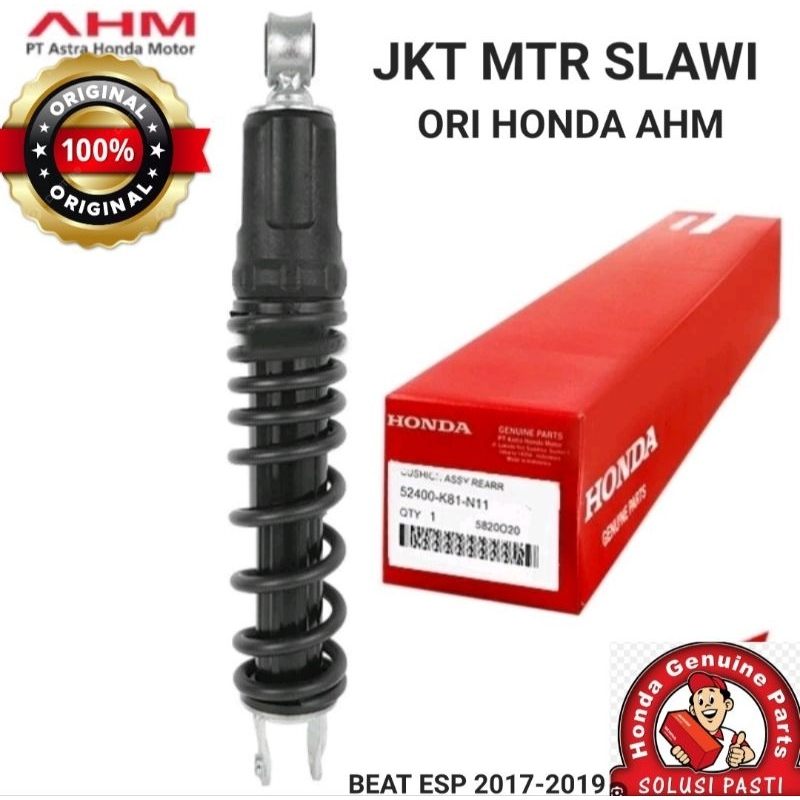 52400-K81-N01 shockbreaker shock belakang beat street beat eco beat pop 2017 -2019 ori honda