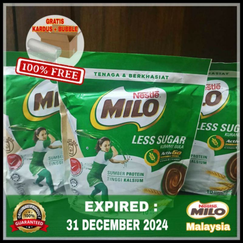 

Milo Less Sugar Original Malaysia - Susu diet