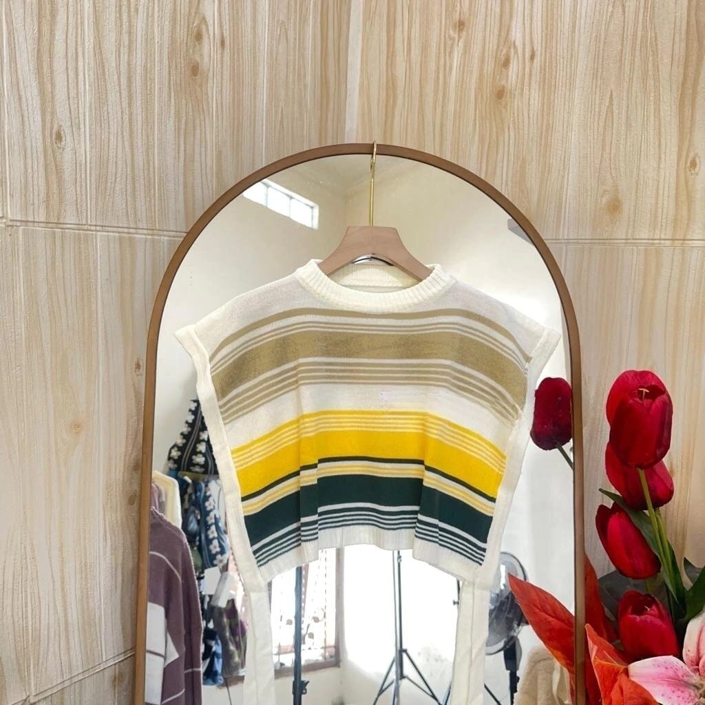 LUCY VEST RAJUT TALI / VEST RAJUT TALI /ROMPI TALI SAMPING