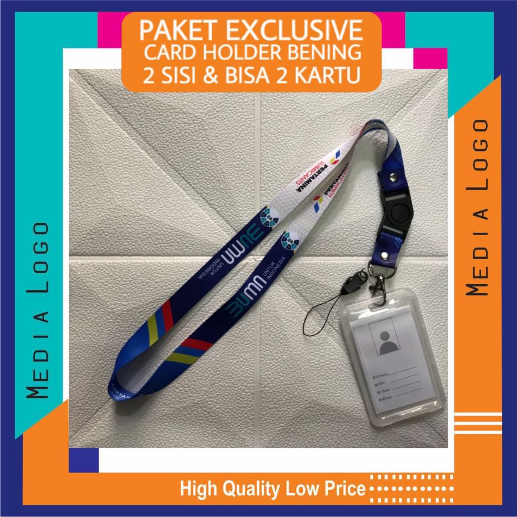 

PERTAMINA LUBRICANTS Lanyard Id Card Printing - PAKET EXCLUSIVE