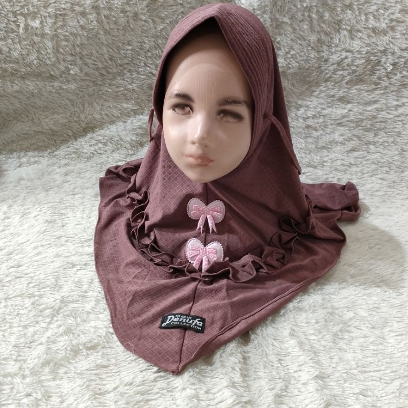HIJAB ANAK PET GOTIK PRADA PITA JERSEY STRADA BY BUNGA HIJAB
