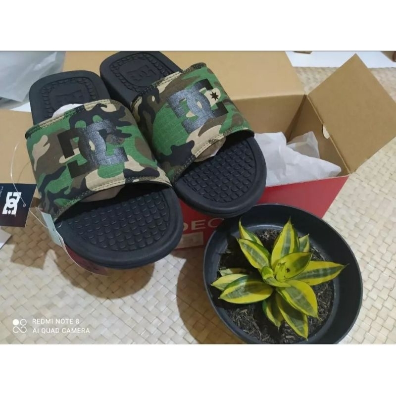Sandal DC Shoes Slides DC Shoes Sendal DC Black / Camo Sale