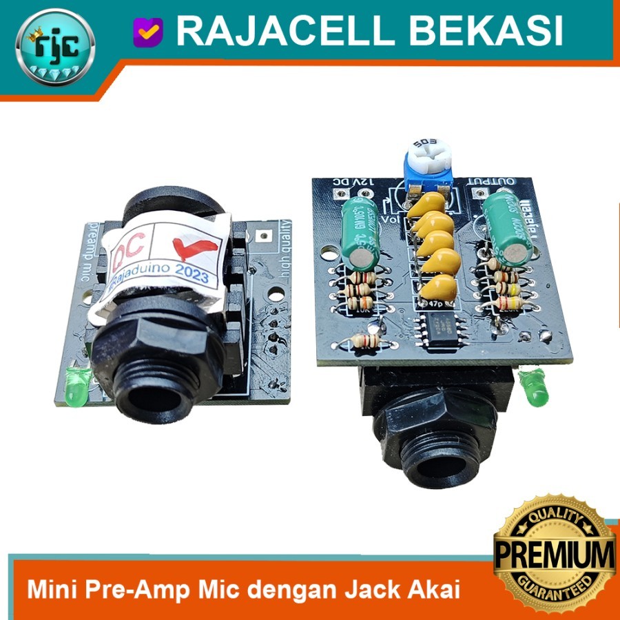 Pre-Amp Mic Super Mini Penguat Mikropon COndensor Microphone Amplifier
