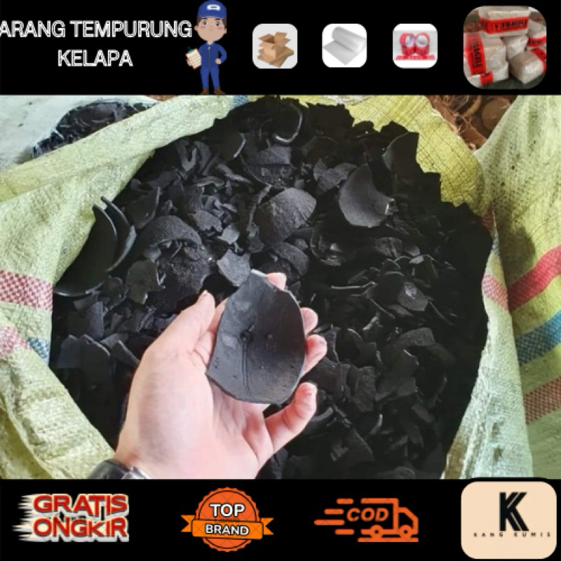 Arang Batok Kelapa Super Premium 1kg