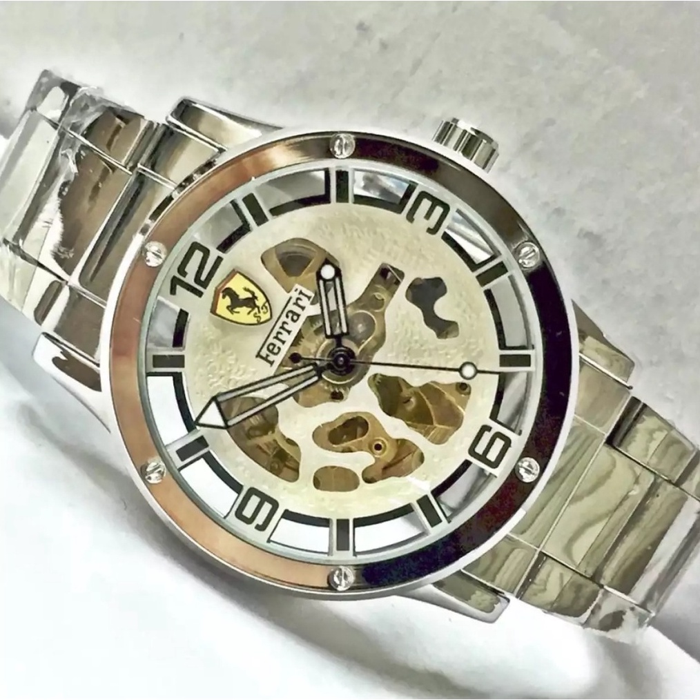 KODE H15Q PROMO JAM TANGAN TERMURAH FERARI AUTOMATIC PLUS BOX EXSLUSIV