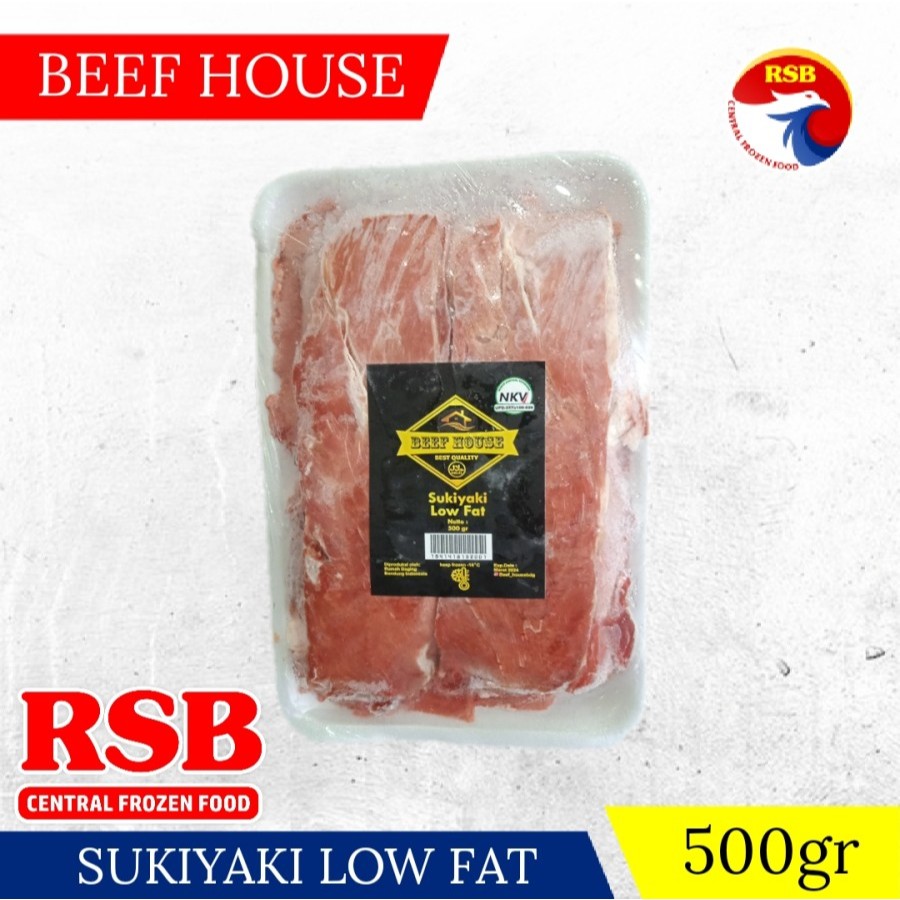 

RD Beef Slice Suki Low Fat 500gr