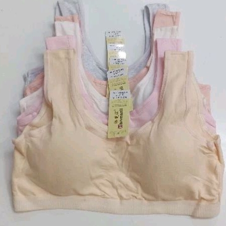 Miniset busa katun tali lebar miniset remaja anak perempuan katun halus lembut busa tipis miniset ka