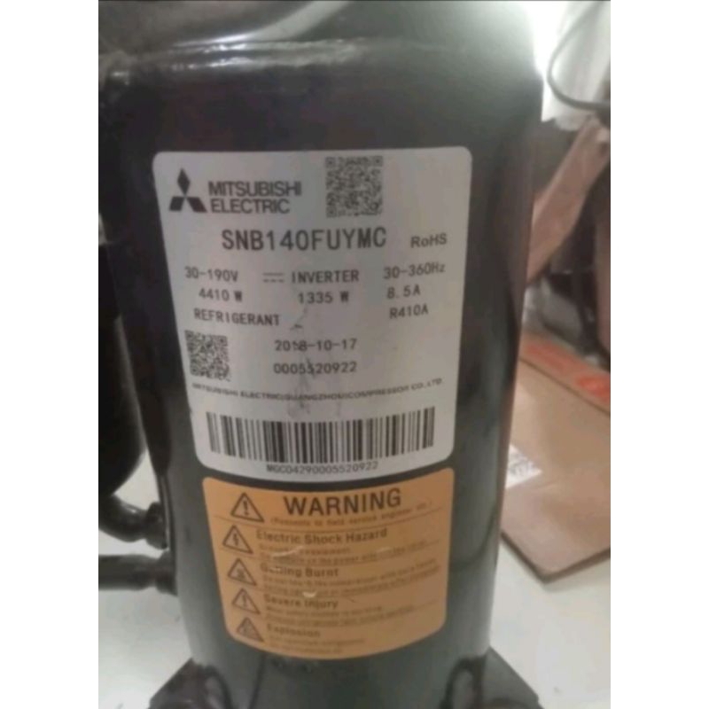 kompresor ac inverter Mitsubishi 1pk original