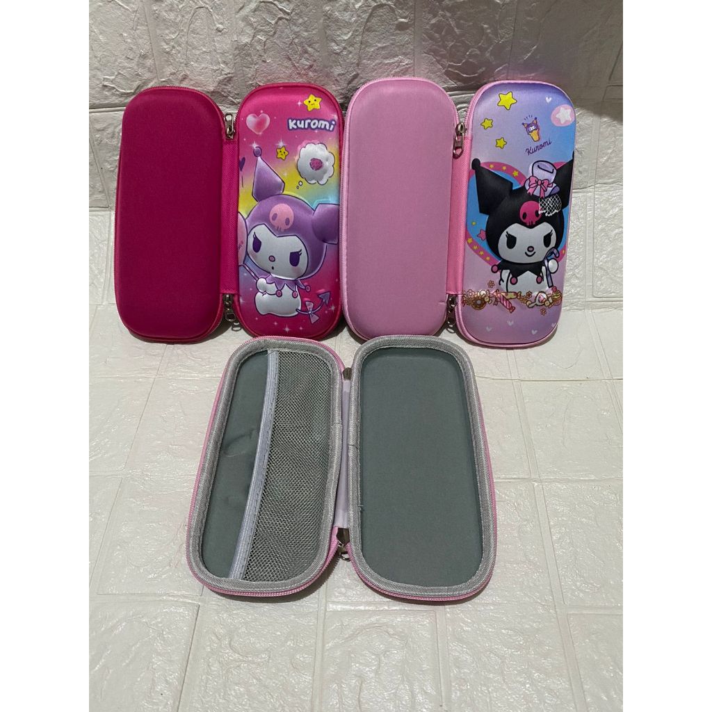 

KOTAK PENSIL Anak Karakter Gambar Timbul Emboss 3D Lucu Pencil Case KUROMI MELODY - RANDOM KUROMI
