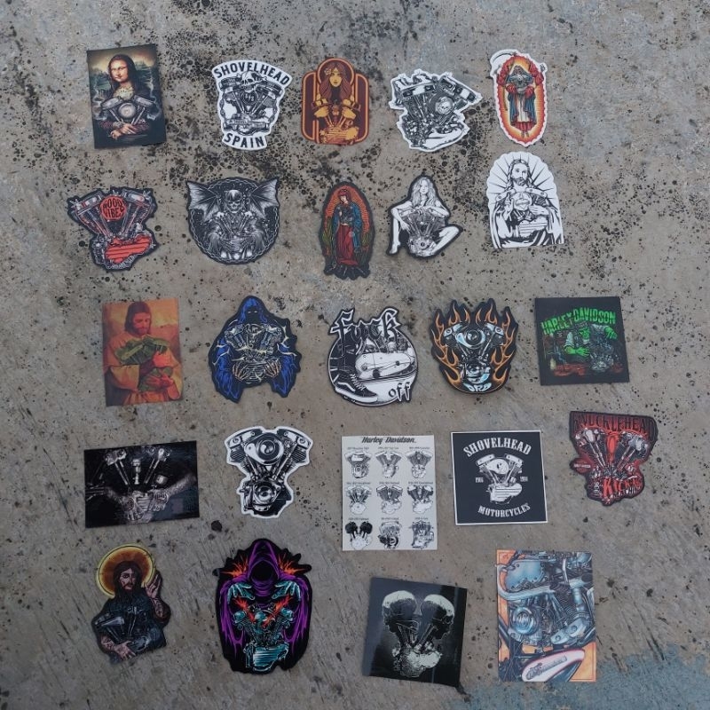 

STIKER - MESIN HARLEY DAVIDSON - ENGINE TERROR