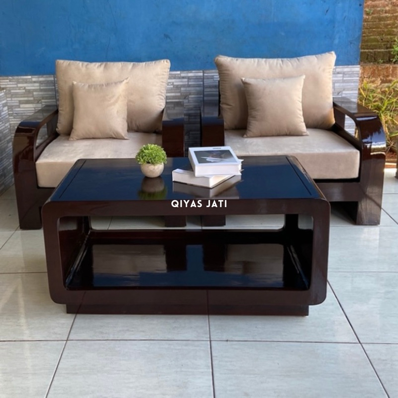 Set sofa ruang tamu jati sofa minimalis kursi tamu kursi teras jati