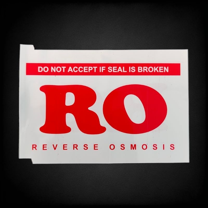 Segel Galon RO PUTIH 1000 Pcs Tulisan Merah