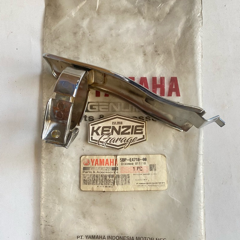 Cover Pelindung Protektor Tameng Knalpot kecil Scorpio G SX4 Original YGP 5BP-E4718-00