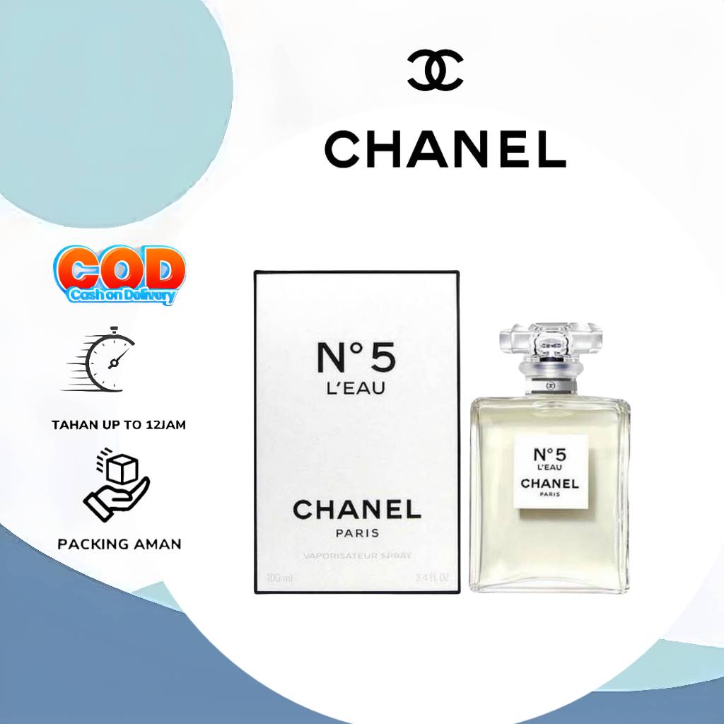 【100% ORIGINAL】Parfum Chanel CHANEL NO'5 No5 Eau de Parfum EDP 100ml/ CHANEL NO'5 No5 L'EAU Parfum10