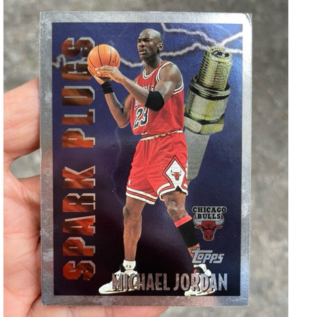 KARTU MICHAEL JORDAN TOPPS SPARK PLUGS 1996