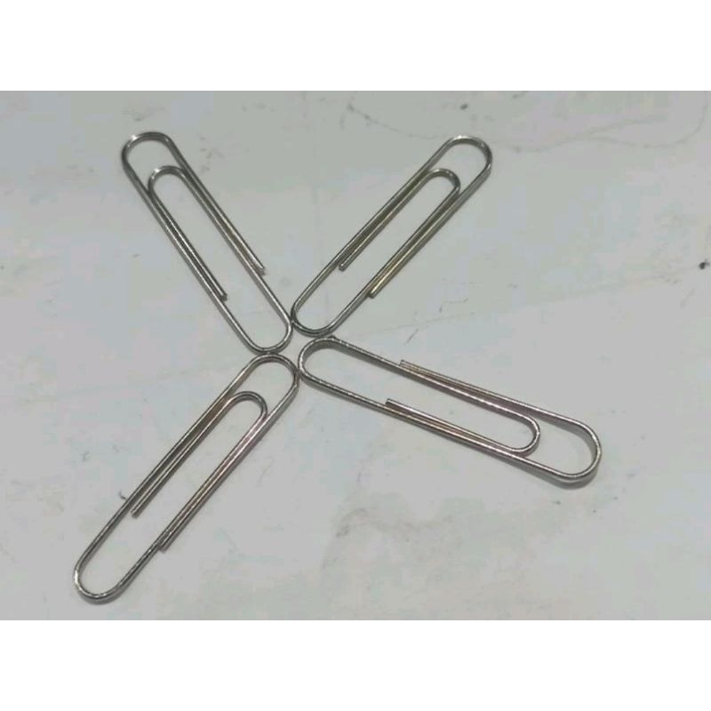 

Paper Clip No 5 Penjepit Kertas Size 50 mm peper klip jepitan jepit 50mm 5cm cm bundel bundle size nomer nomor ukuran paperclip peperclip