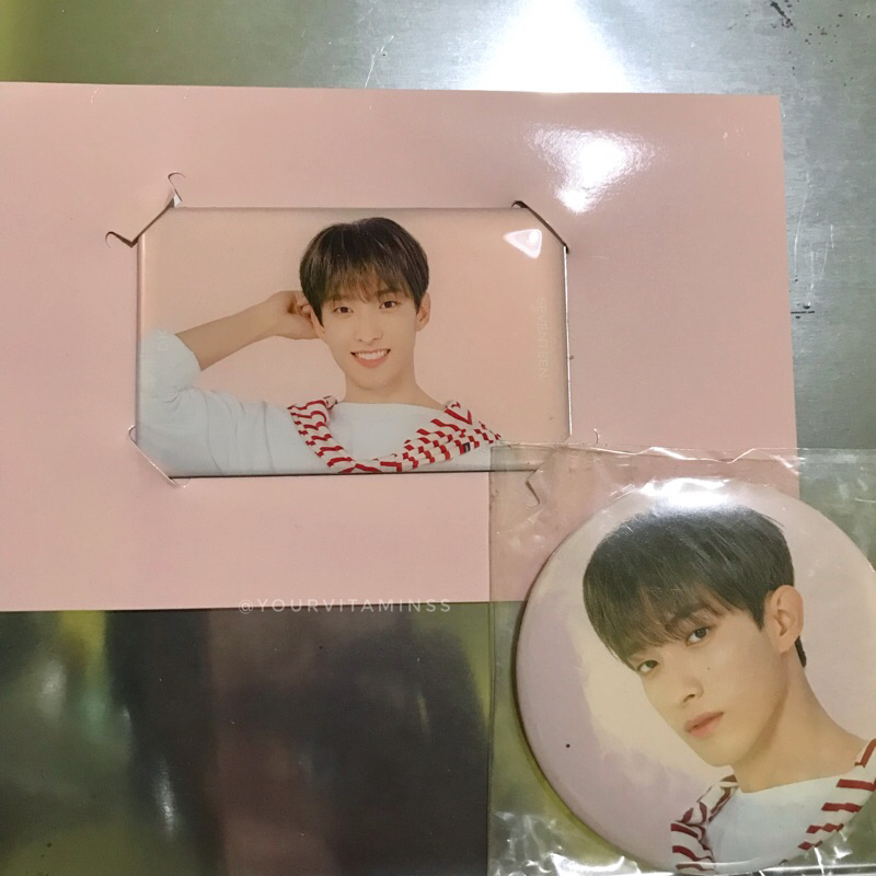 SEVENTEEN 24H MERCHANDISE MIRROR CARD BADGE DK DOKYEOM